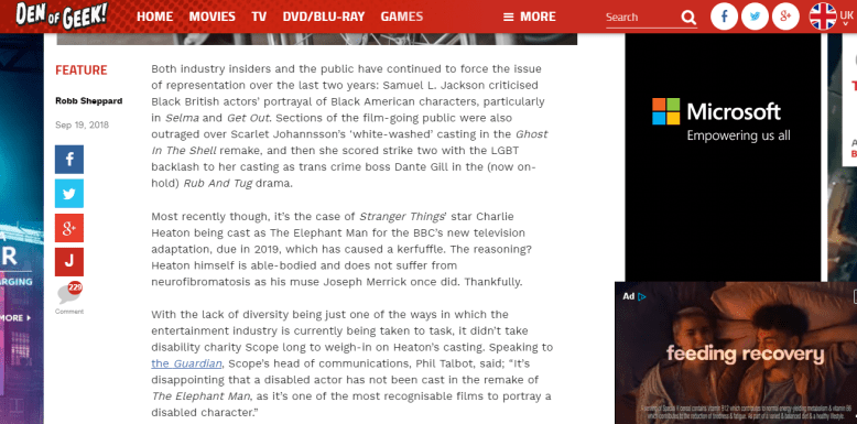 disability and diversity a casting crisis