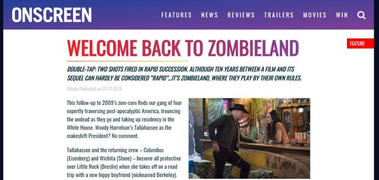 Zombieland screen grab