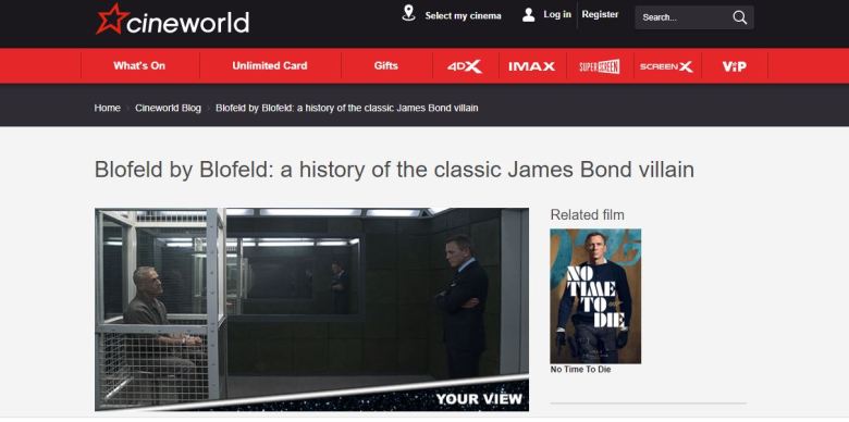 Blofeld history
